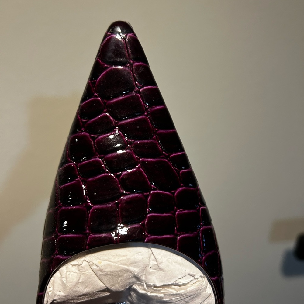 Nine West Eggplant Pointed Toe Heel